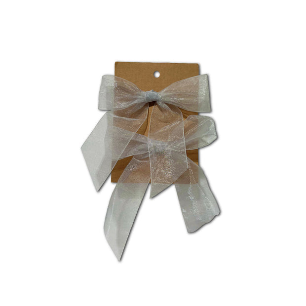 LAZO DE ORGANZA 1.5" BLANCO