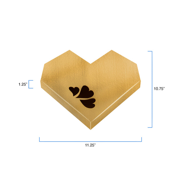 Caja corazon con forma de corazón - Woodpeckers